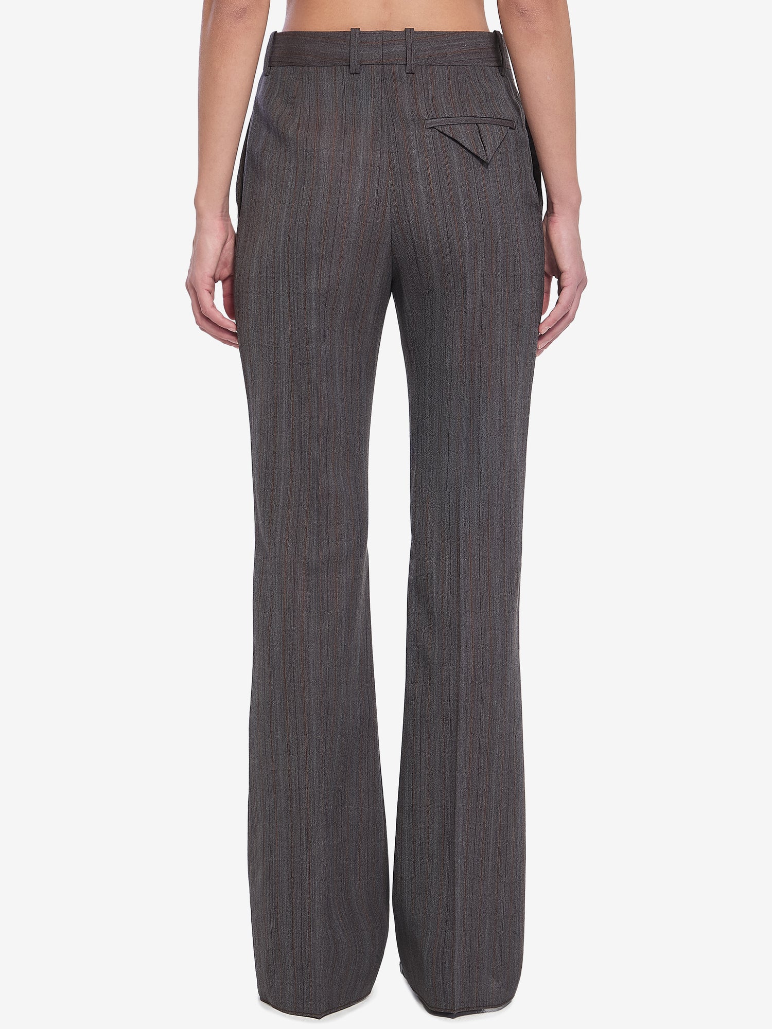 BOTTEGA VENETA 38 wool trousers with thin stripes