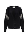 pagine virgin wool cardigan with sparkling details