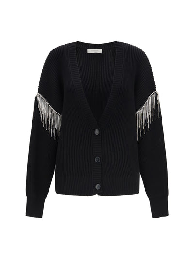 pagine virgin wool cardigan with sparkling details