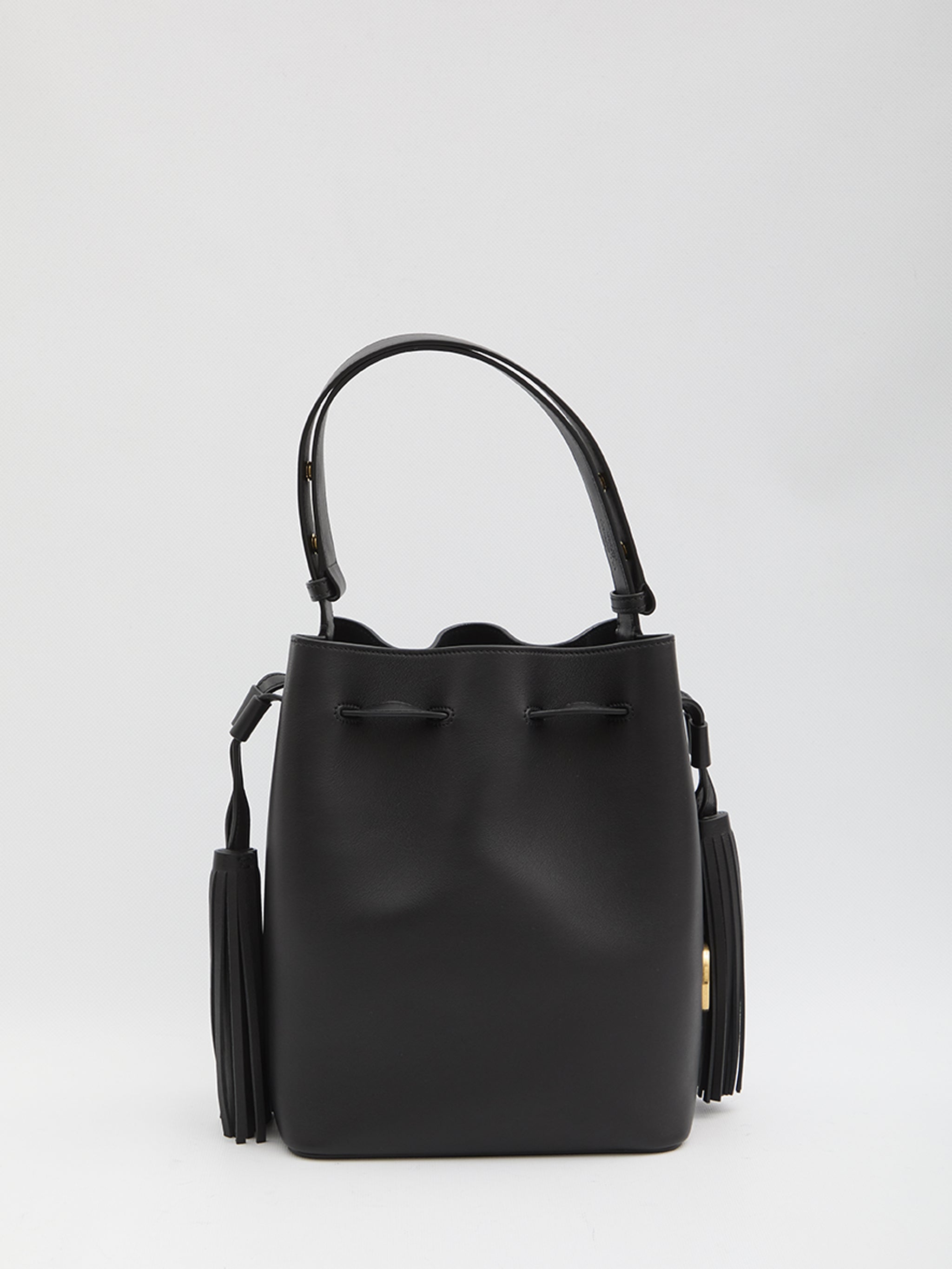 drawstring bucket bag