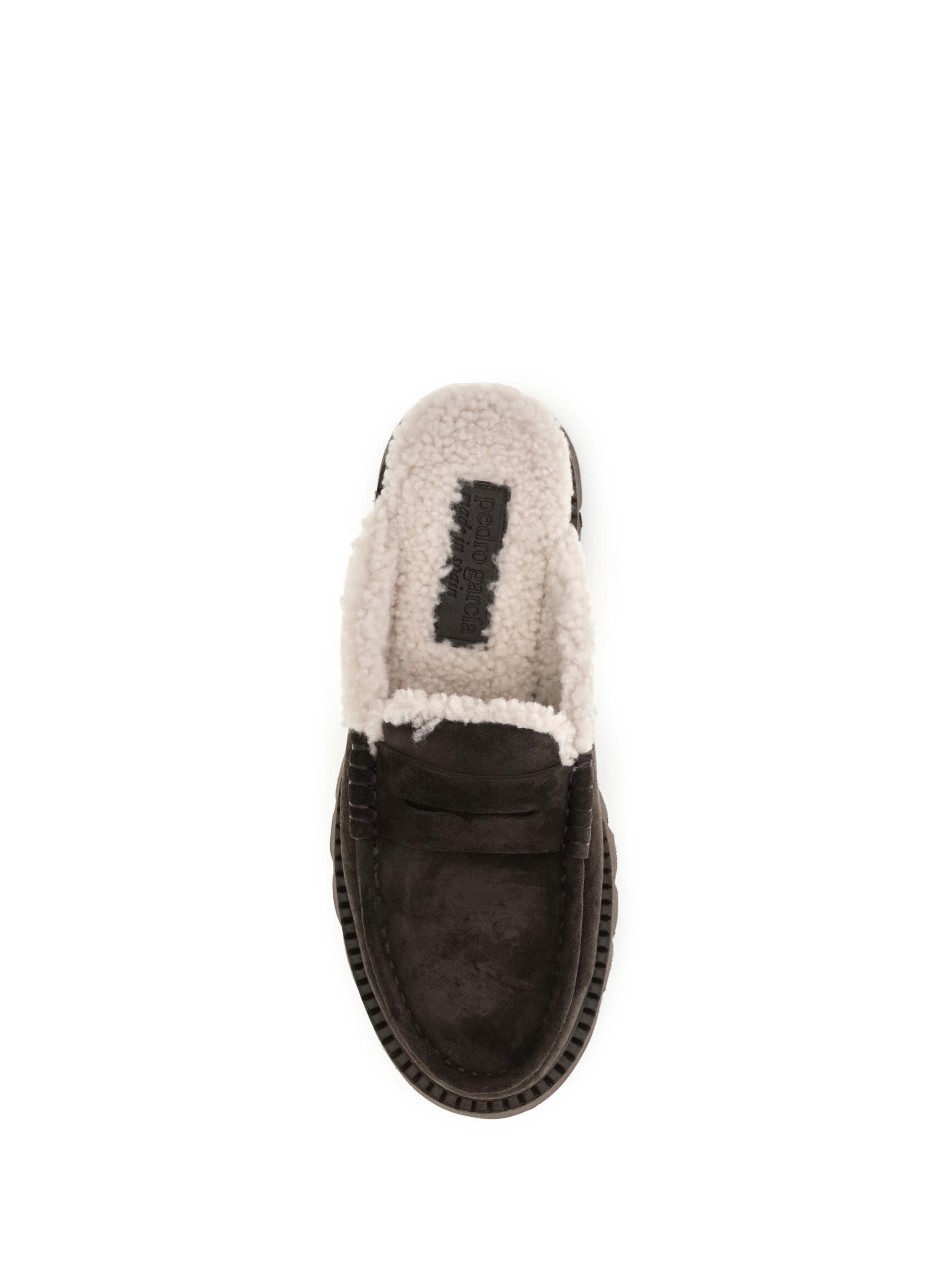 savy shearling mules