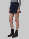 navy lace skort