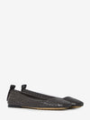 espresso charlotte ballet flats