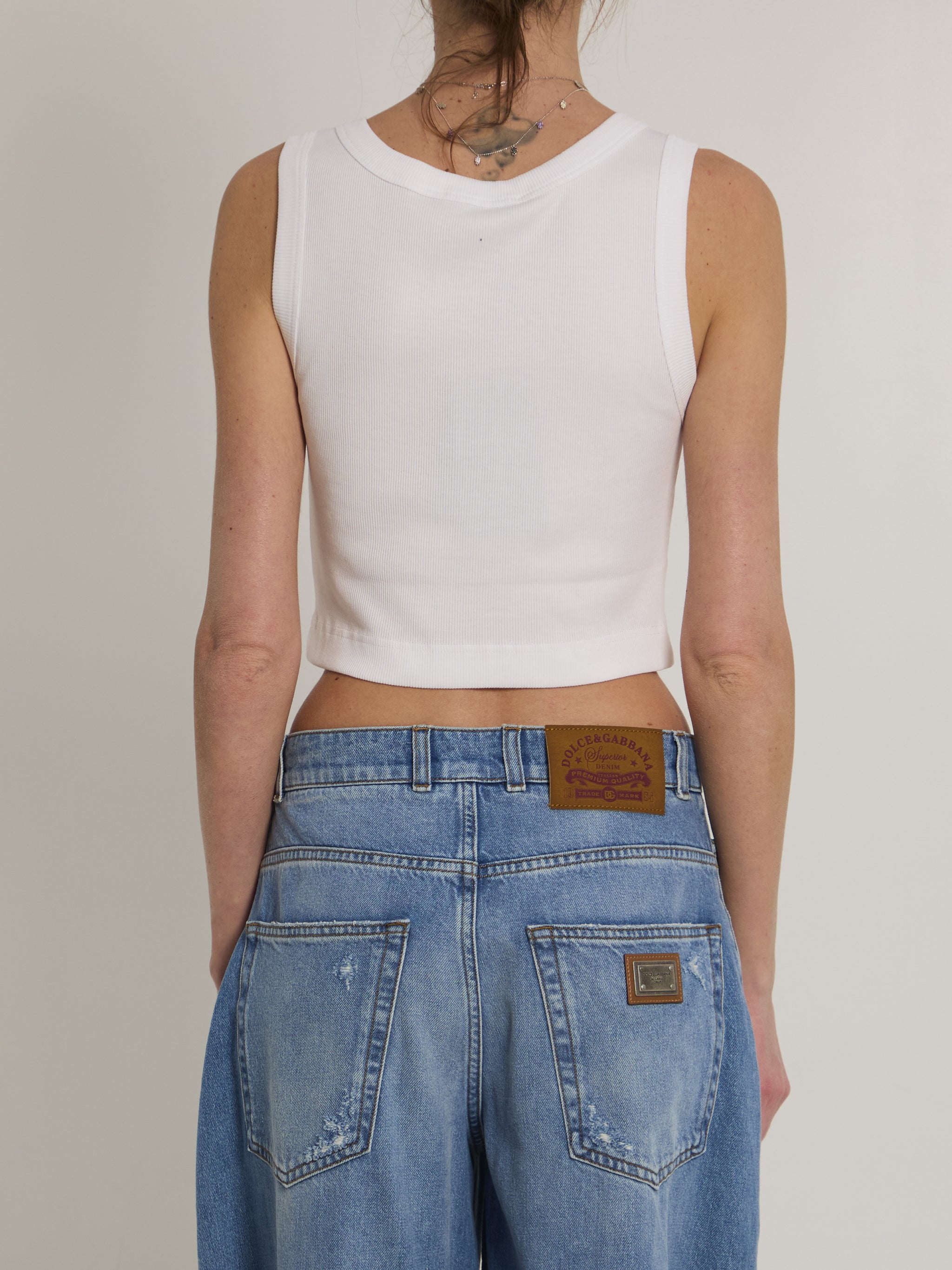 ribbed tank top