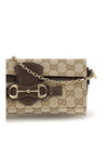 gg fabric chain wallet with horsebit