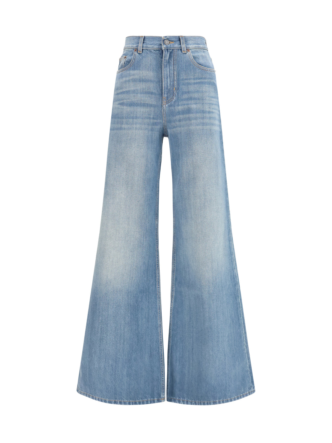 CHLOÉ 26 high-rise wide-leg denim jeans