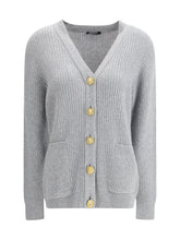 BALMAIN 36 long cashmere cardigan