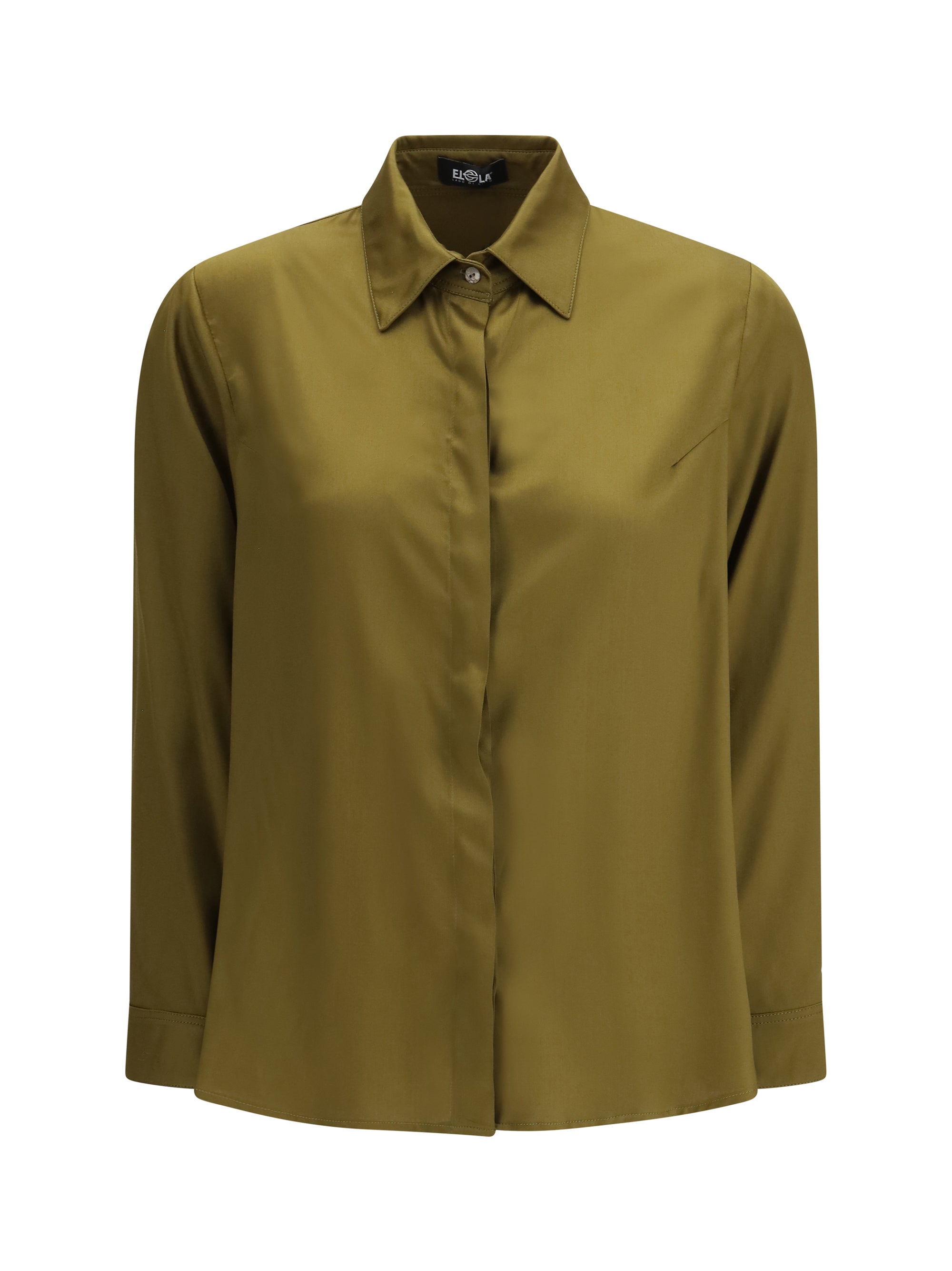 flared shirt in viscose