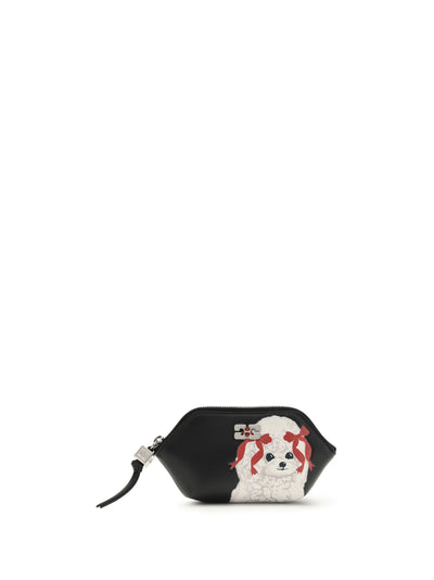 bou coin purse with poodle