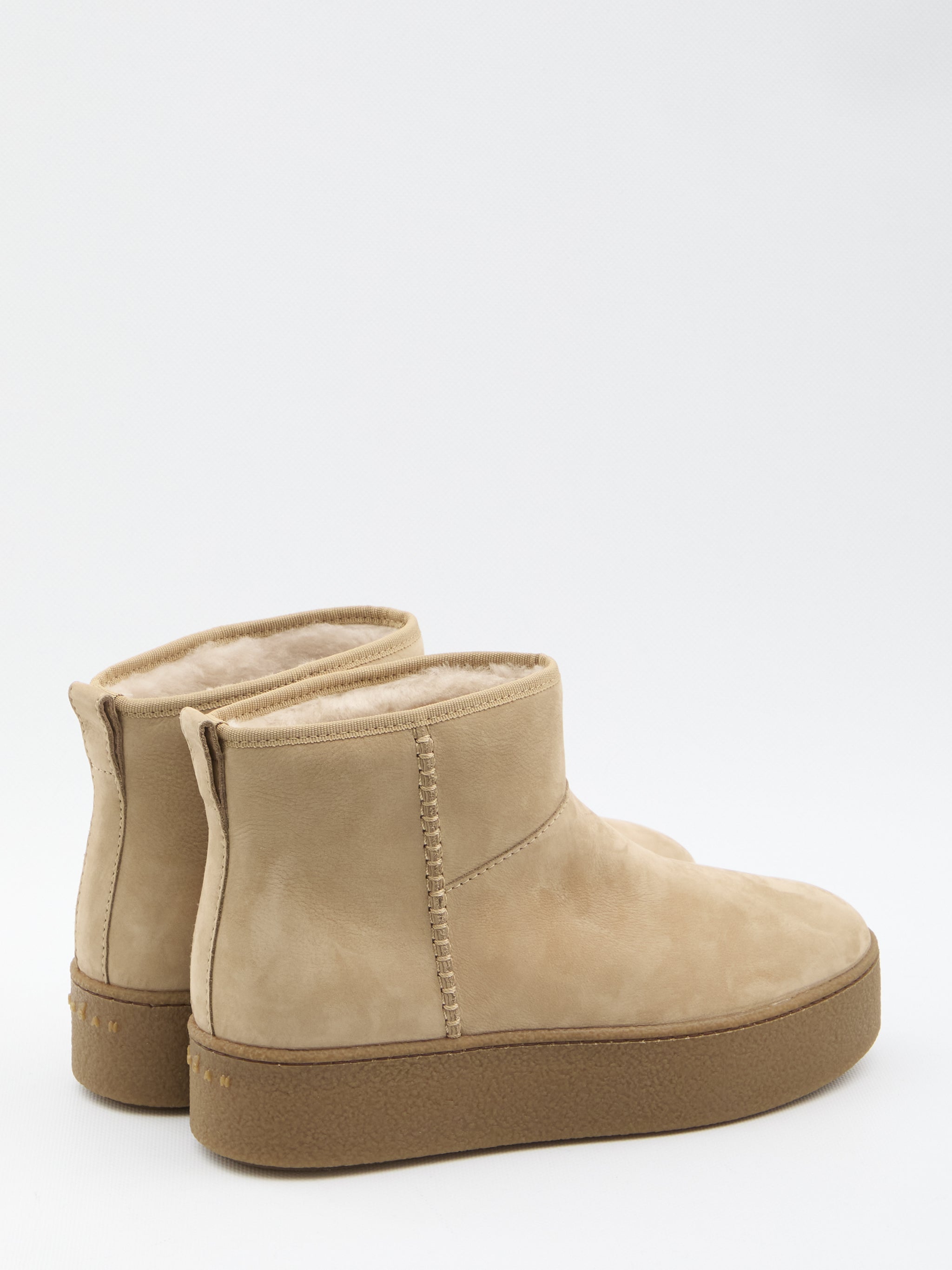 shearling ankle boots