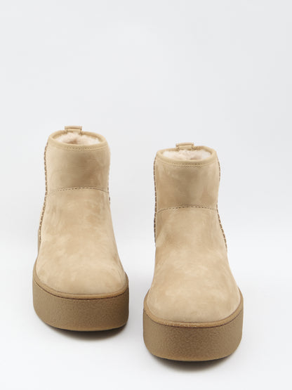 HOGAN 36 shearling ankle boots 