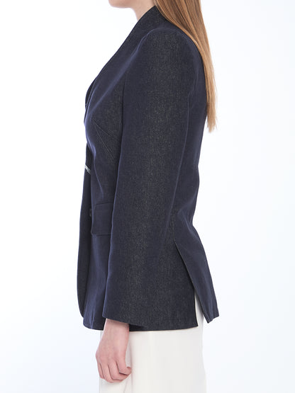 MAX MARA 44 slim-fit single-breasted blazer