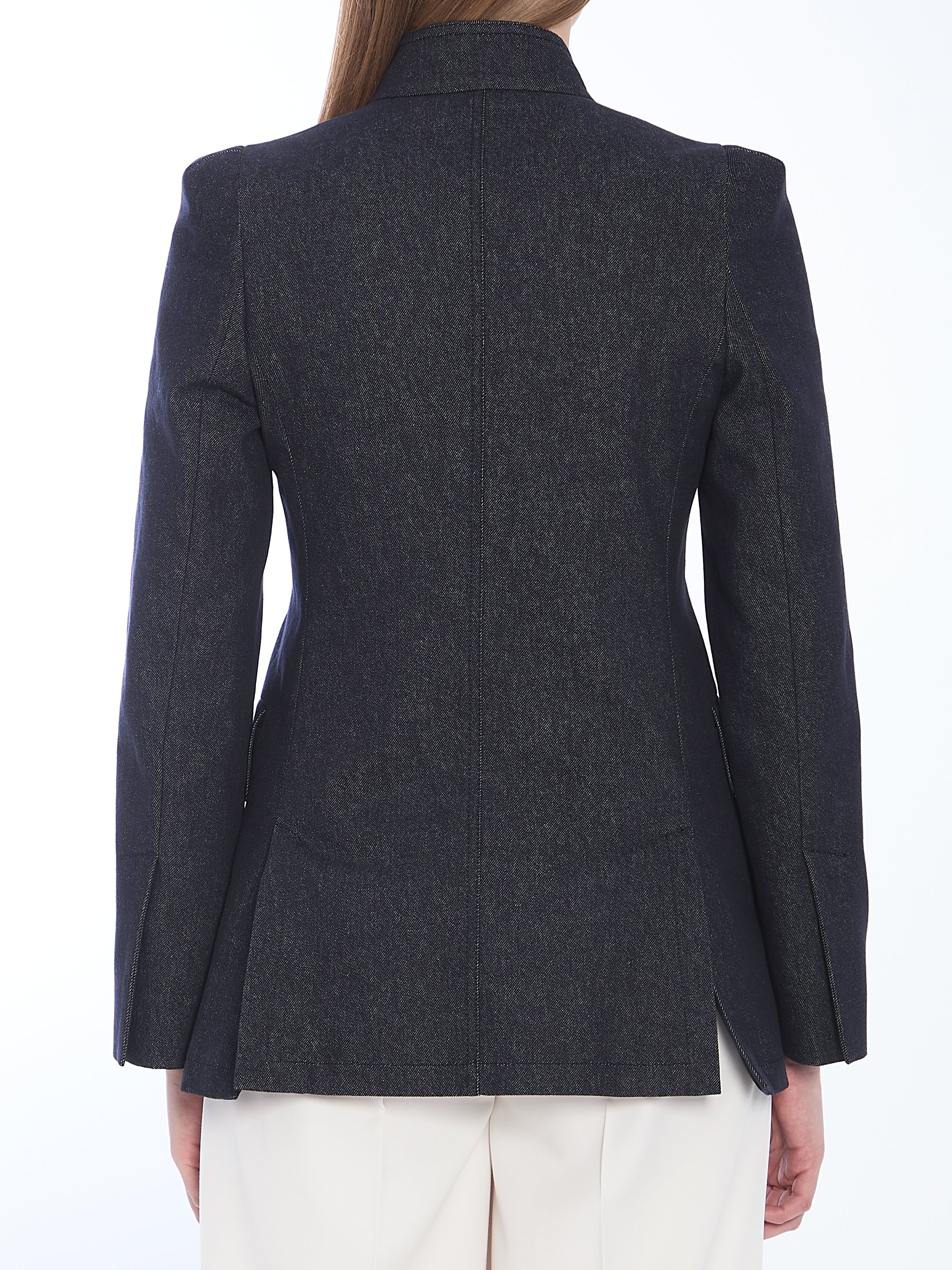 MAX MARA 44 slim-fit single-breasted blazer