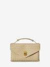 knot lock bag beige