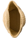 Small Logo Raffia Tote