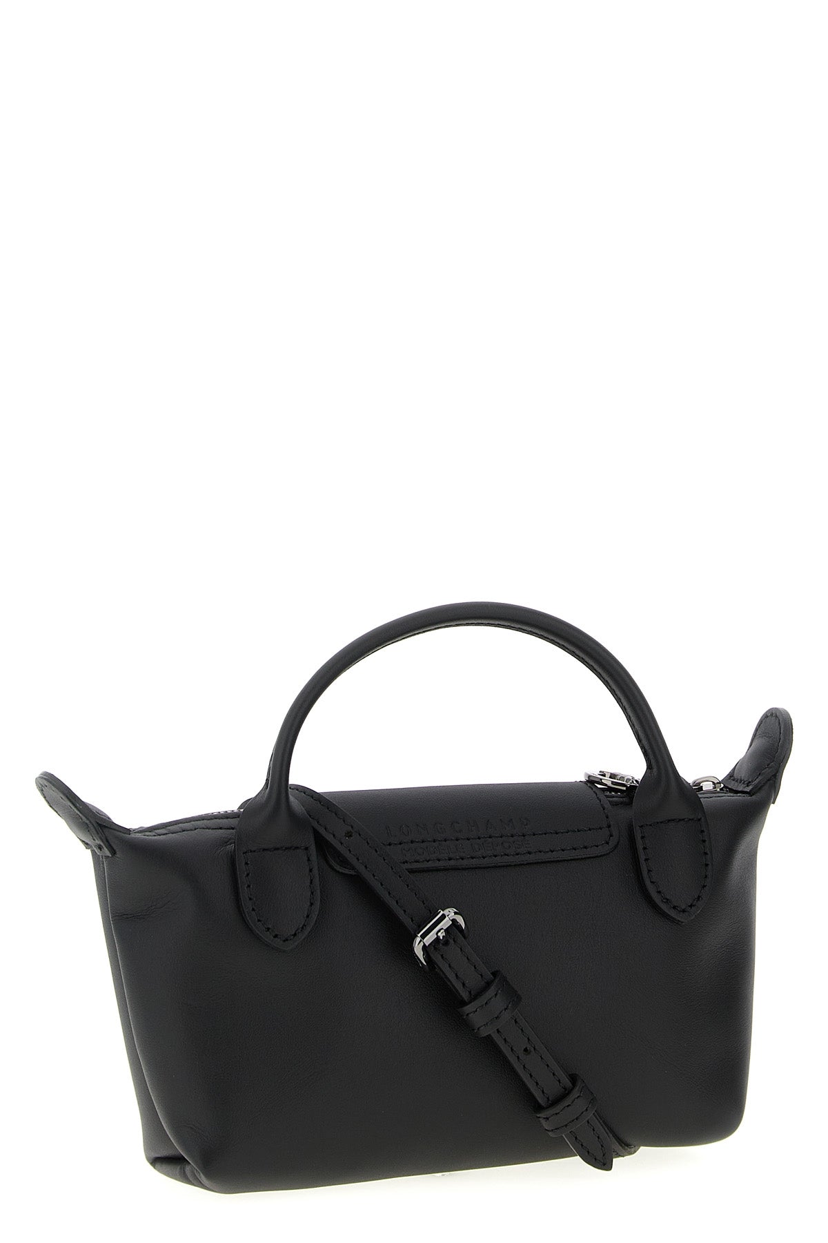 xs le pliage xtra smooth leather clutch bag