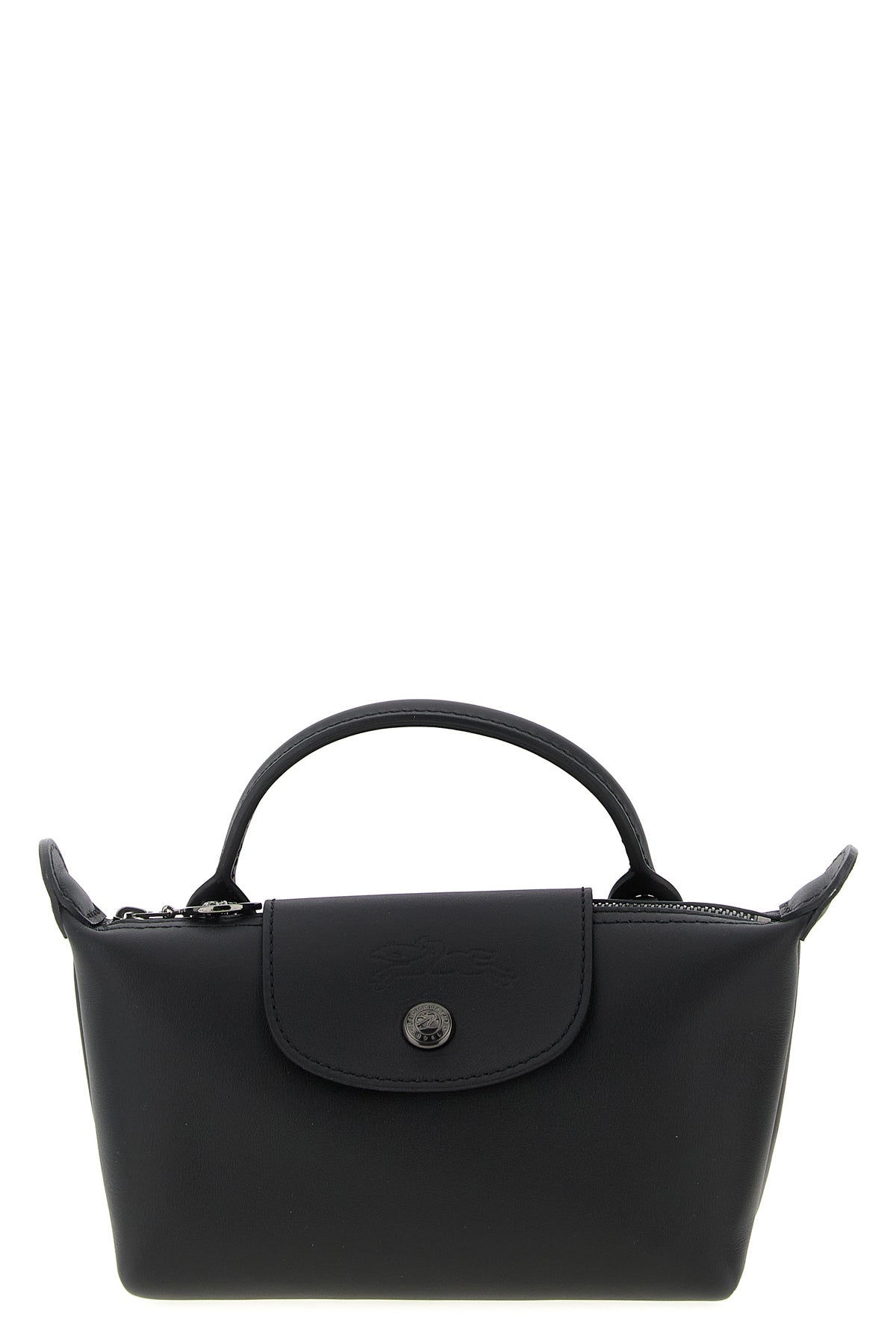 xs le pliage xtra smooth leather clutch bag