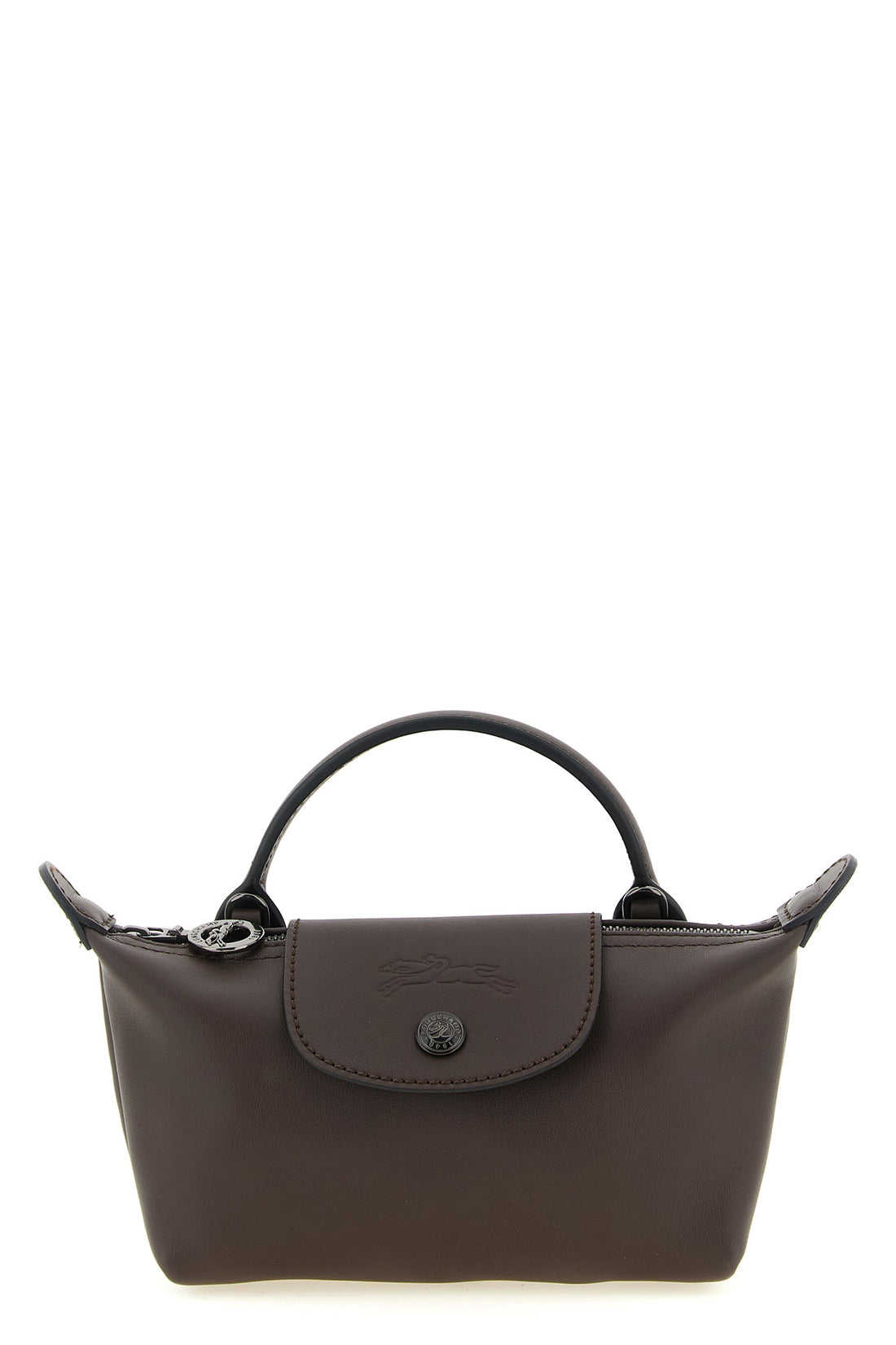LONGCHAMP OS xs le pliage xtra smooth leather clutch bag