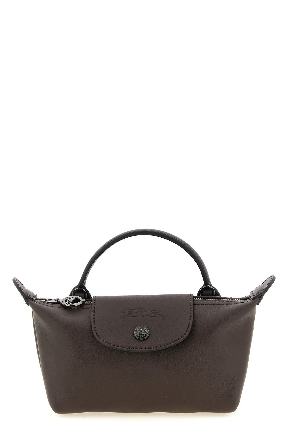 xs le pliage xtra smooth leather clutch bag