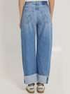 the half-pipe ankle cuff fray jeans