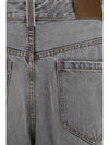 wide-leg cotton denim jeans