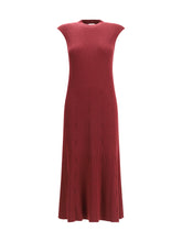 SA SU PHI 42 ribbed cashmere silk sleeveless long dress 