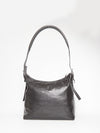 small brown belted hobo bag