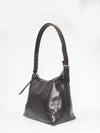 small brown belted hobo bag