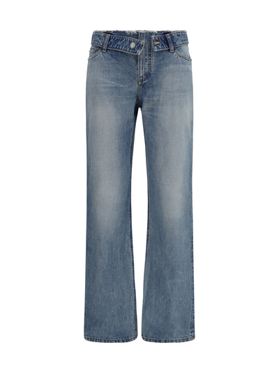 faded pure cotton jeans