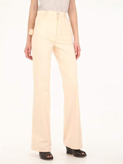 BOTTEGA VENETA 42 pink denim jeans