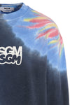 tie-dye effect cotton sweatshirt