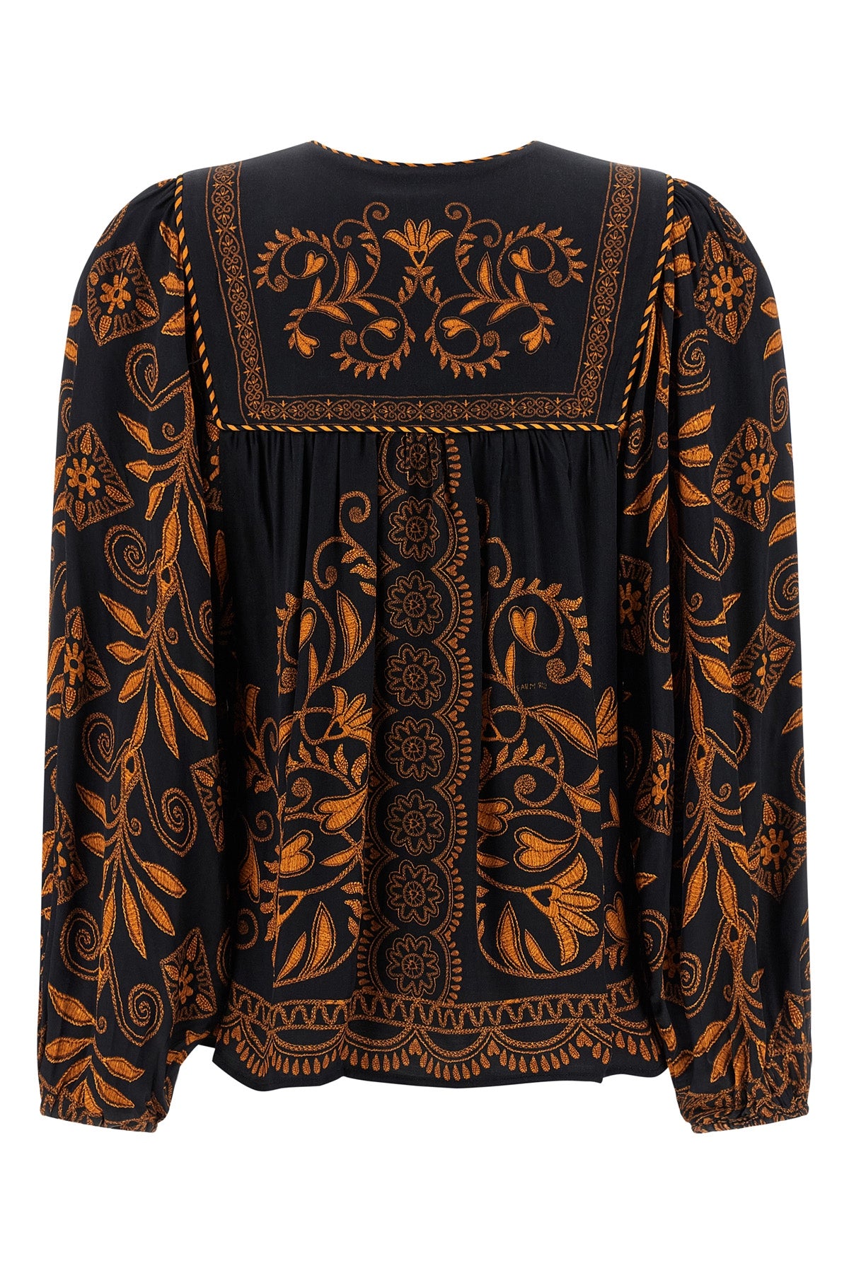 cornely ainika blouse in silk-effect fabric