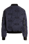 reversible nylon bomber jacket