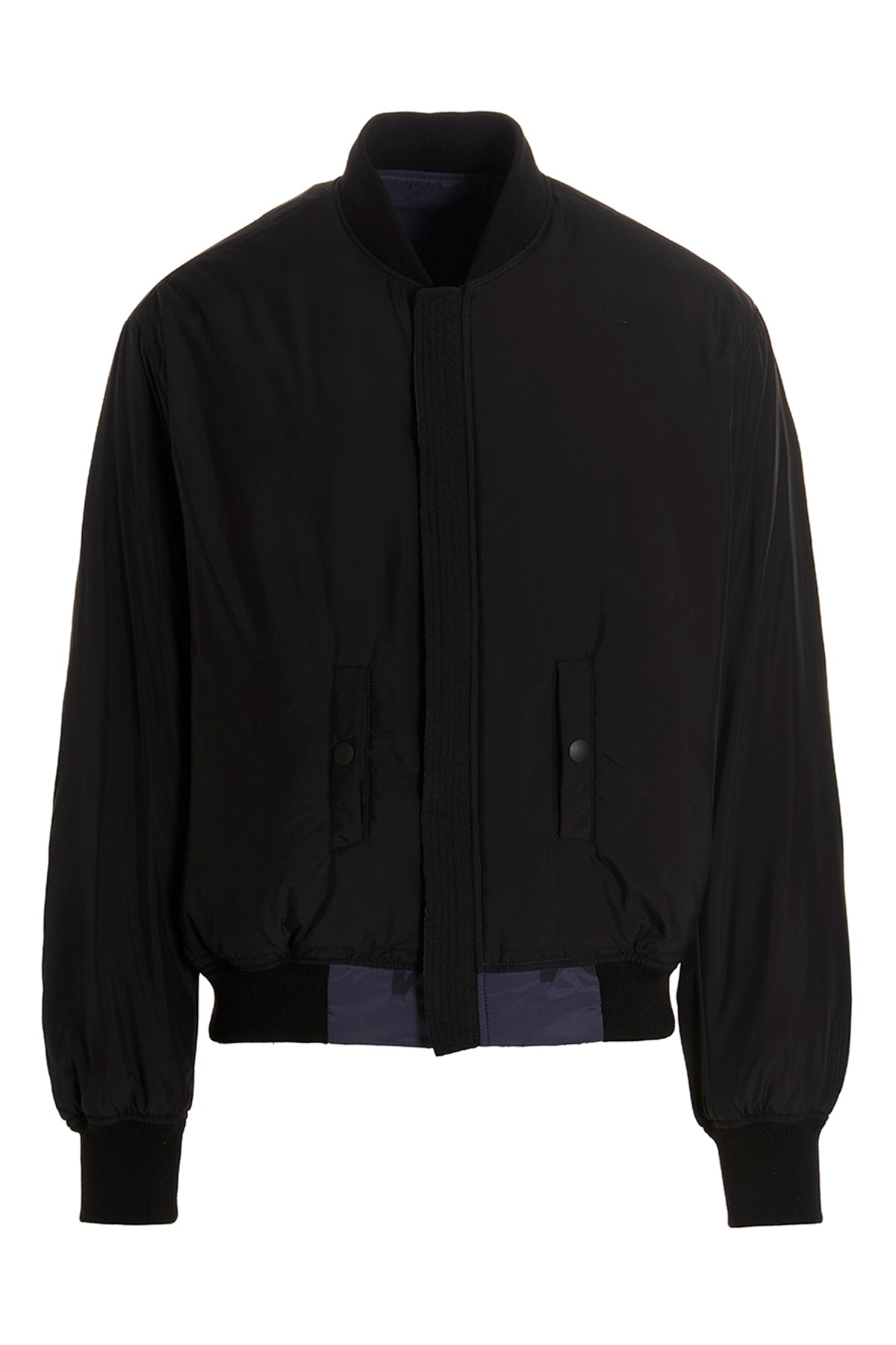 reversible nylon bomber jacket