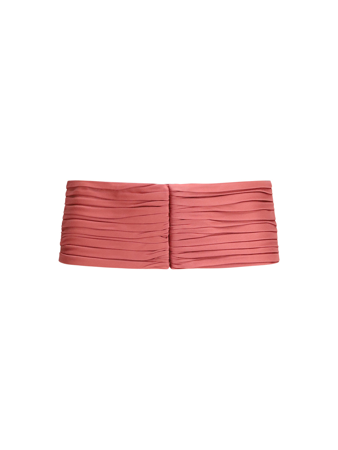 VALENTINO GARAVANI L satin pleated waist belt