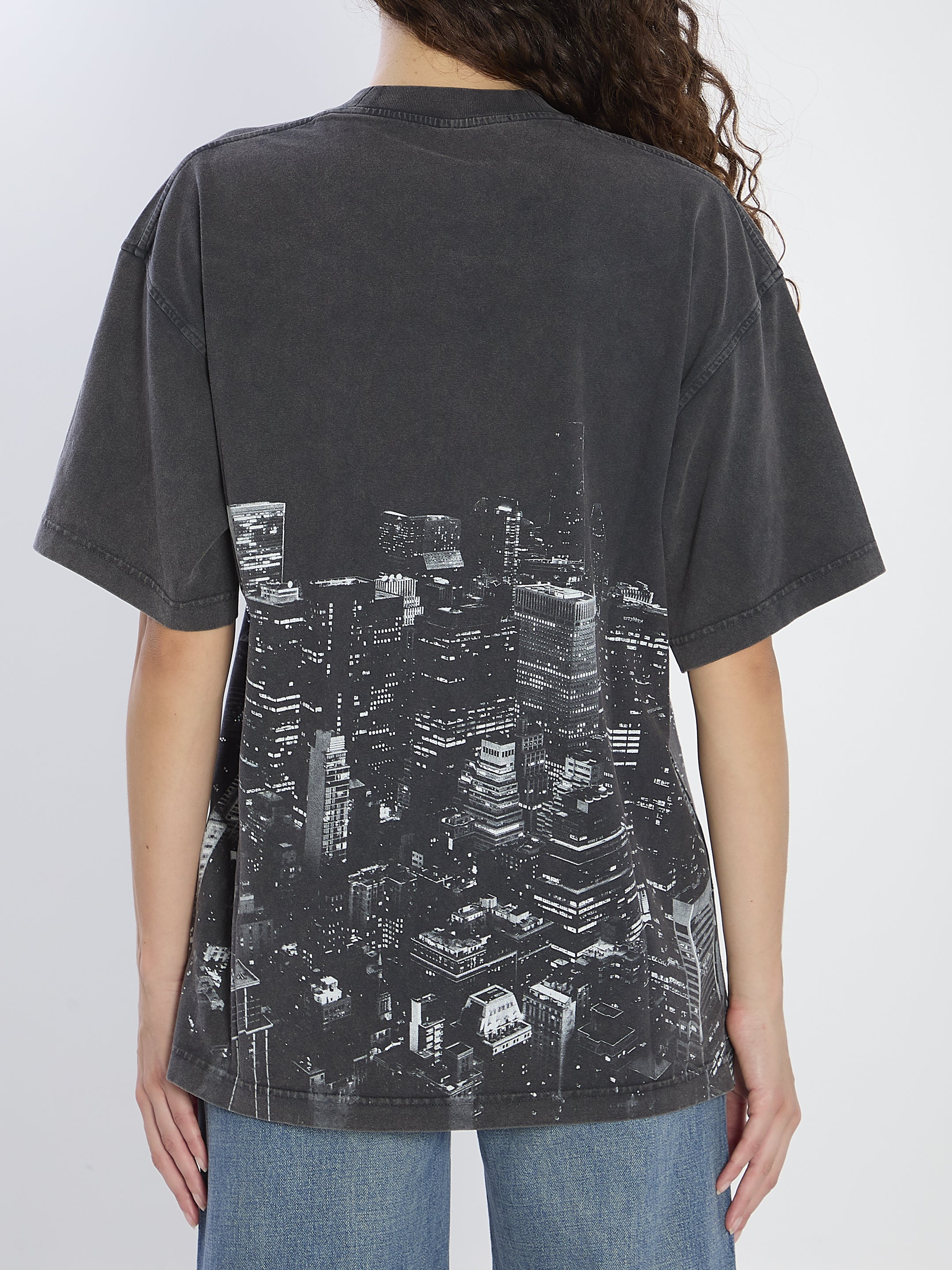 ALEXANDER WANG S t-shirt with rhinestones