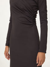 BOTTEGA VENETA S brown viscose dress