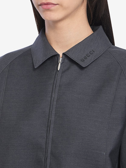 GUCCI 42 wool bomber jacket