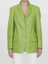 SALVATORE SANTORO 40 lime leather jacket