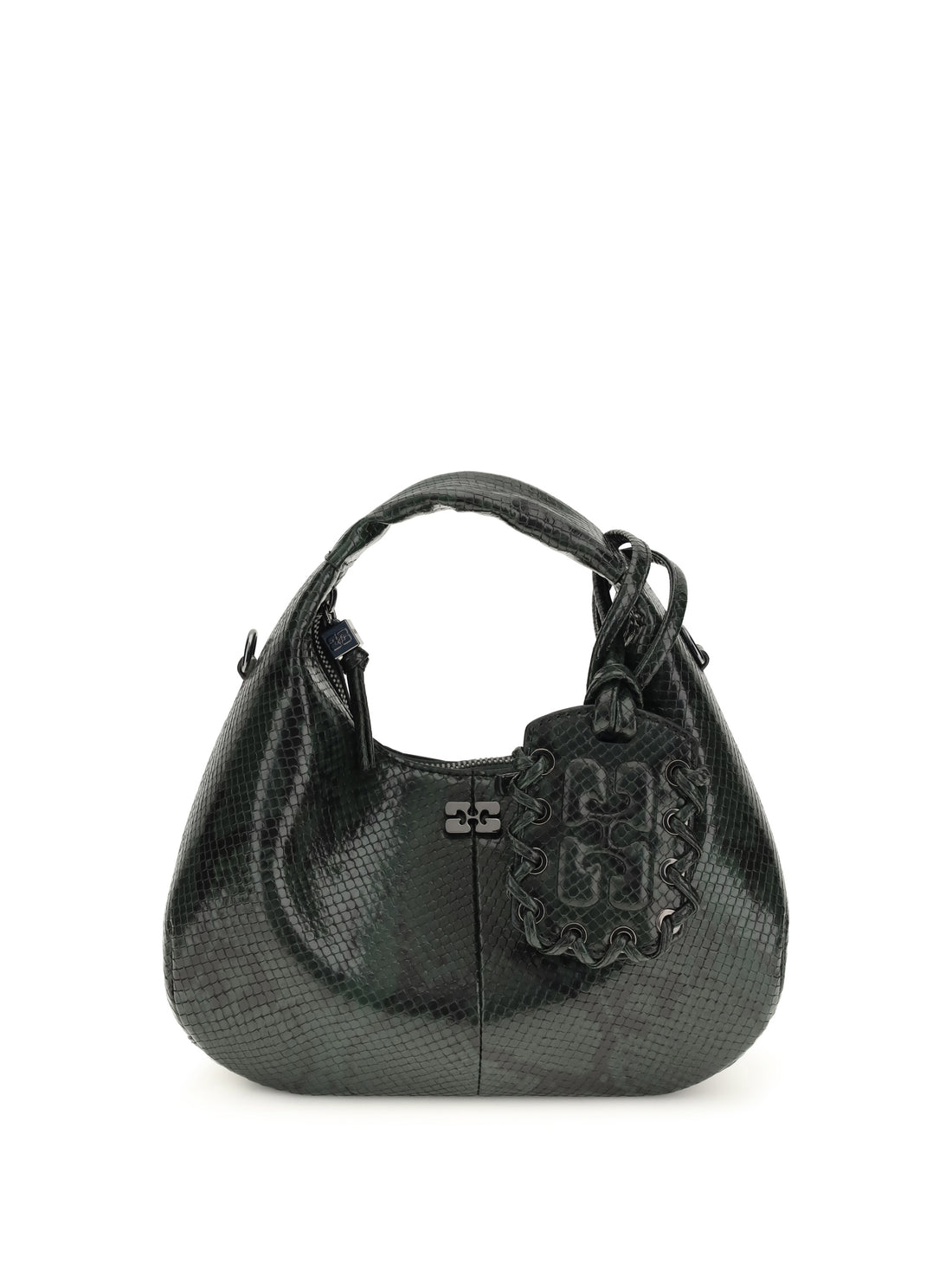 GANNI OS mini snake handbag