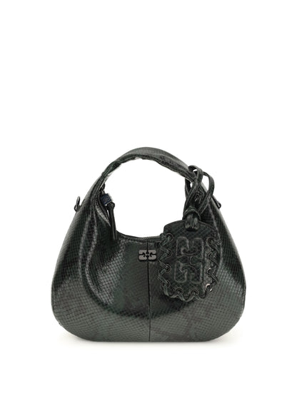 GANNI OS mini snake handbag