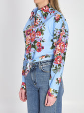 DOLCE&GABBANA 40 floral bouquet-print cotton shirt