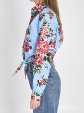 DOLCE&GABBANA 40 floral bouquet-print cotton shirt