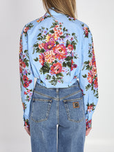 DOLCE&GABBANA 40 floral bouquet-print cotton shirt