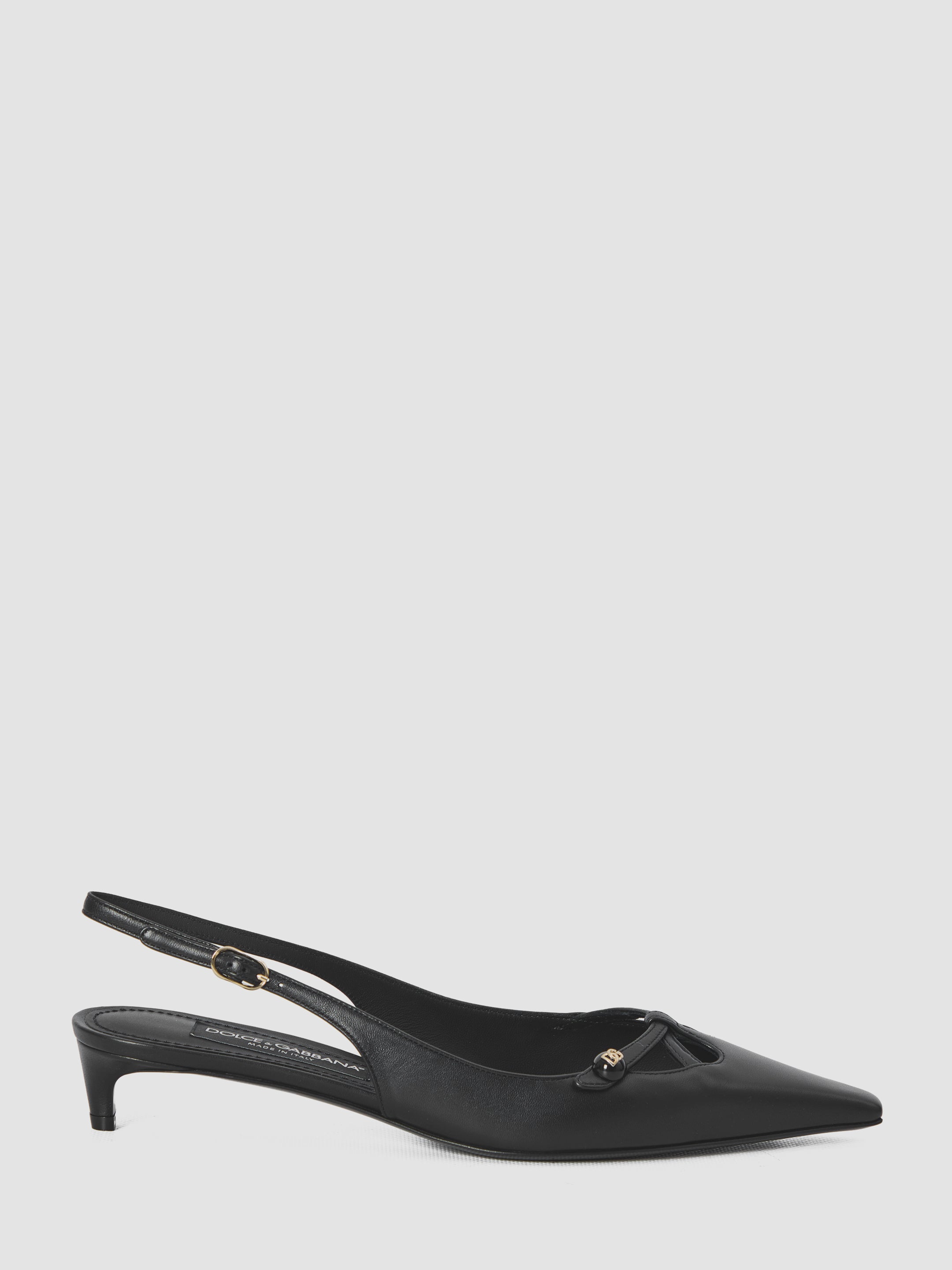 DOLCE&amp;GABBANA 36 dg logo slingback