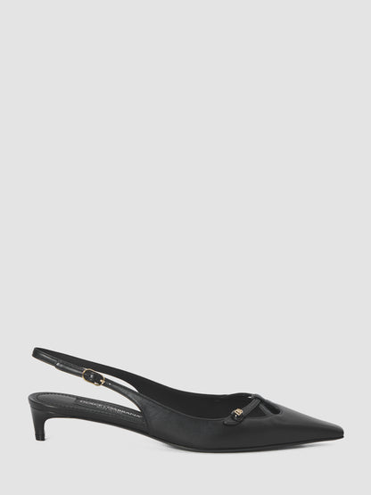 DOLCE&amp;GABBANA 36 dg logo slingback