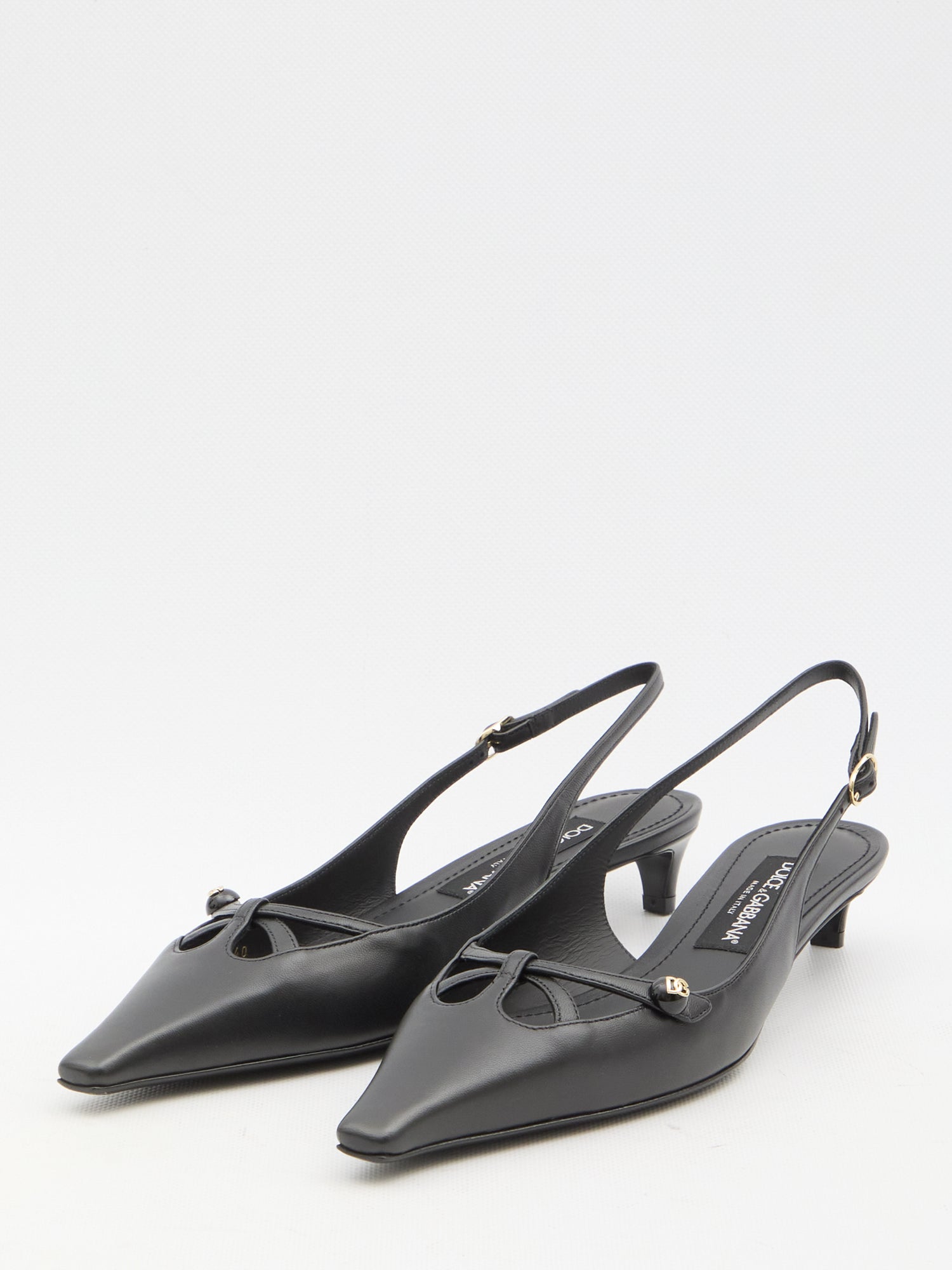 DOLCE&amp;GABBANA 36 dg logo slingback