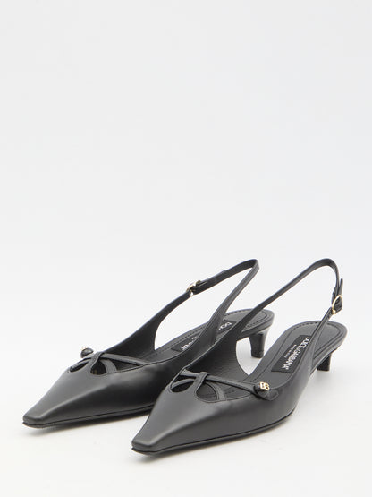 DOLCE&amp;GABBANA 36 dg logo slingback