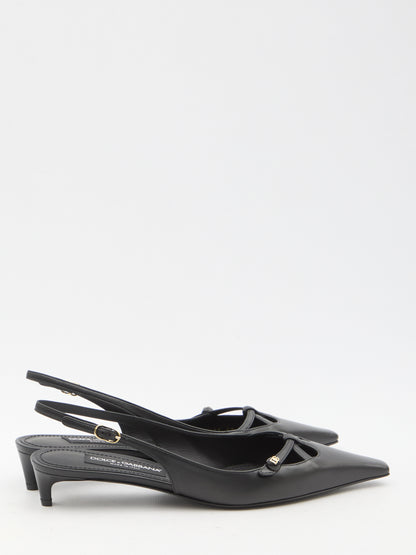DOLCE&amp;GABBANA 36 dg logo slingback