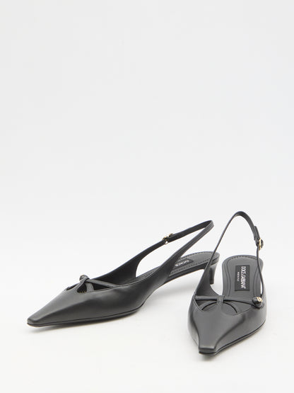DOLCE&amp;GABBANA 36 dg logo slingback